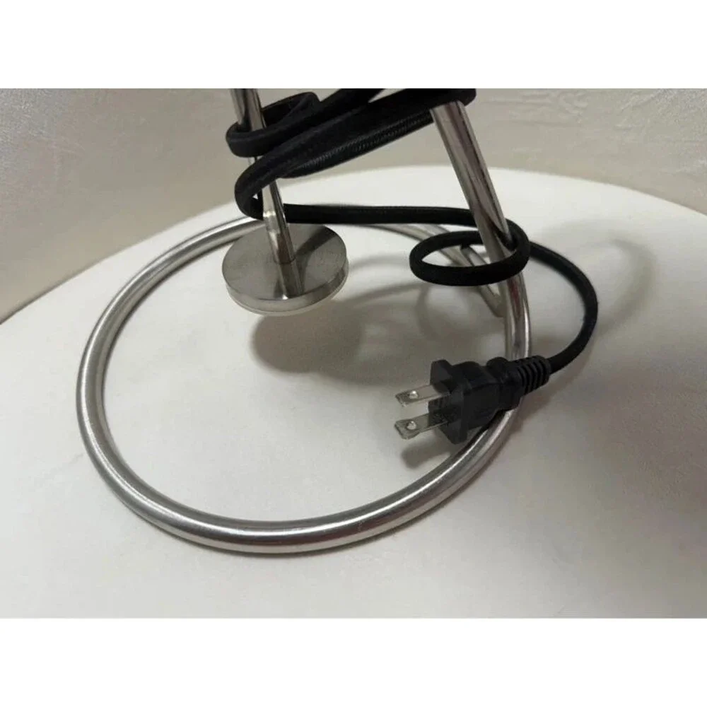 IKEA Ravaror Clamp Desk Lamp Stainless Steel Adjustable with Smart LED Bulb